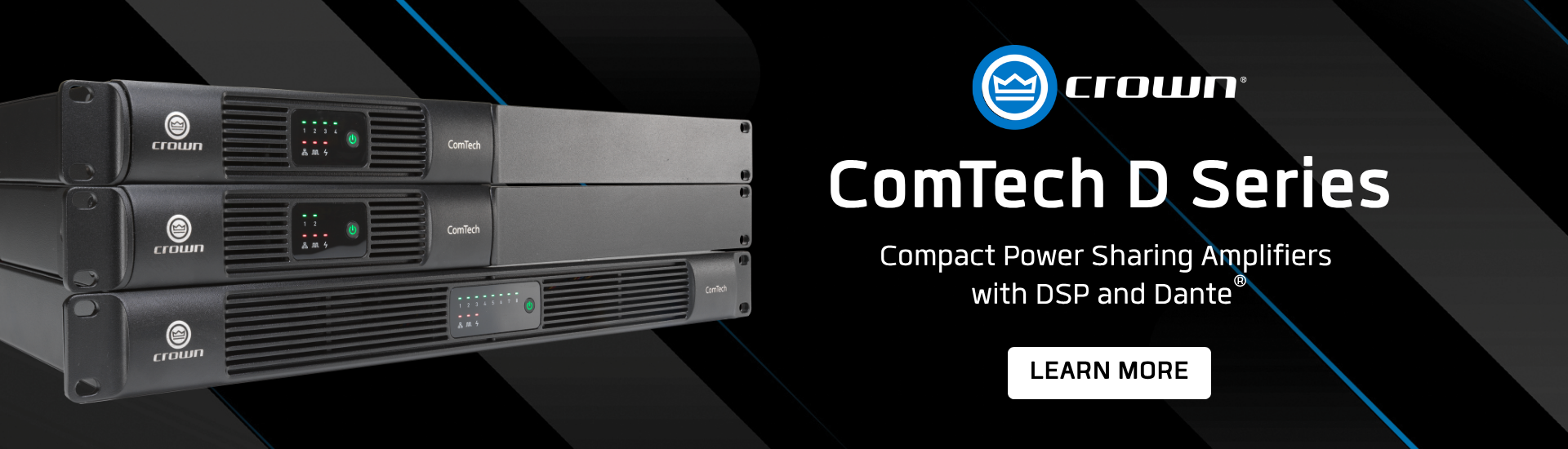 Crown Audio ComTech D Series Amplifiers